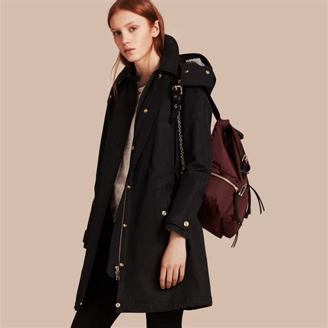 burberry cotton twill parka|Detachable Warmer Cotton Parka in Black .